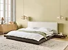 Wasserbett Bouclé ZEN 180 x 200 cm Dunkle Esche