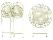 Bistro Set klappbar BIVIO Metall Hellgrün_806664