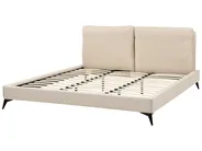 Bett mit Lattenrost Bouclé MELLE 180 x 200 cm Beige_882626