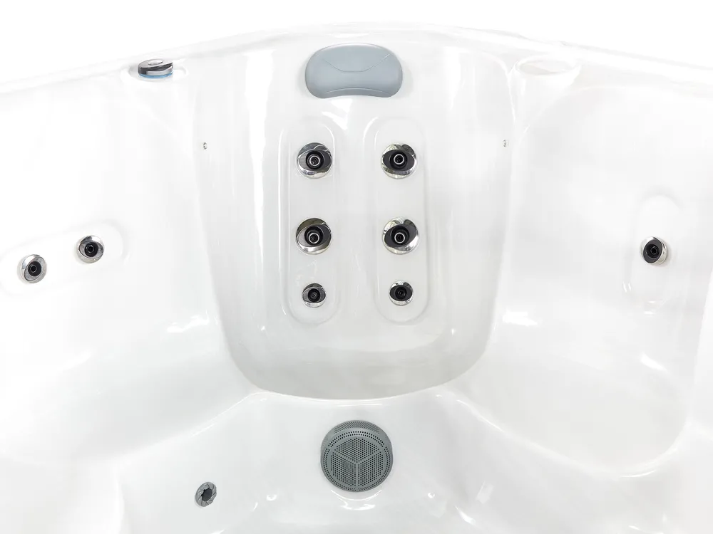 Outdoor Hot Tub with LED CALIMA White_965260