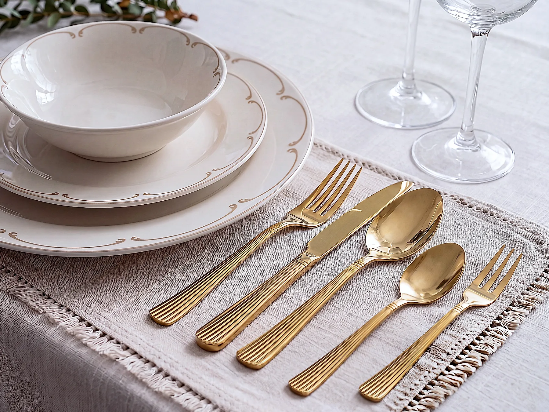 Besteckset 30-teilig TROFIE Gold_1182863