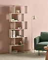 Bücherregal mit 6 Ebenen VALDOSA 190 cm Hellbraun