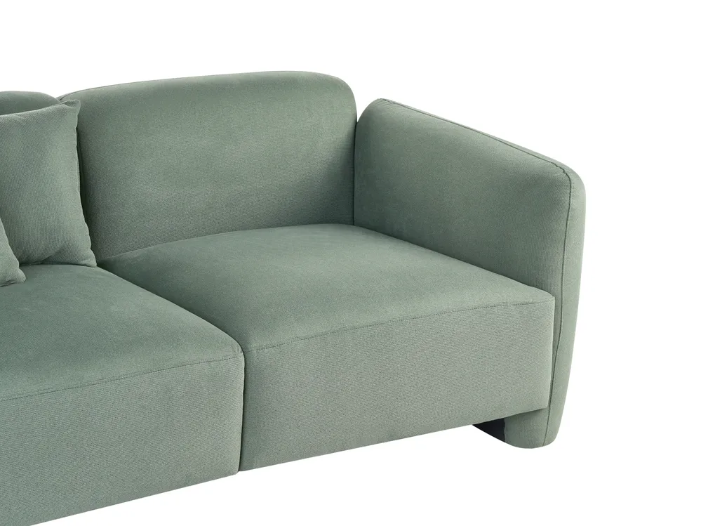 Sofa 3-Sitzer EKENES Stoff Hellgrün_1074208