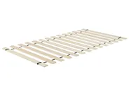 Bett mit Lattenrost Stoff AMBASSADOR 90 x 200 cm Beige_925714