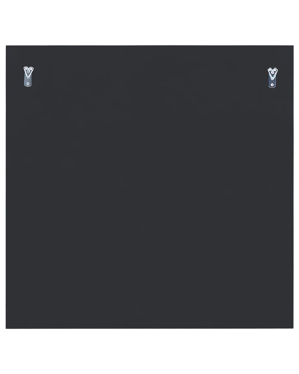Wandspiegel RIMONT 80 cm 80 cm Glas Schwarz_1099625