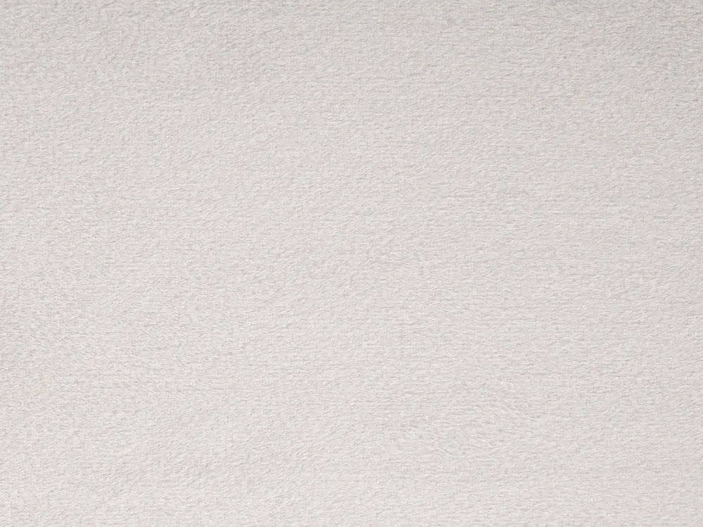 Bett mit Lattenrost Samtstoff SAUVIAN 120 x 200 cm Cremeweiß_1014439