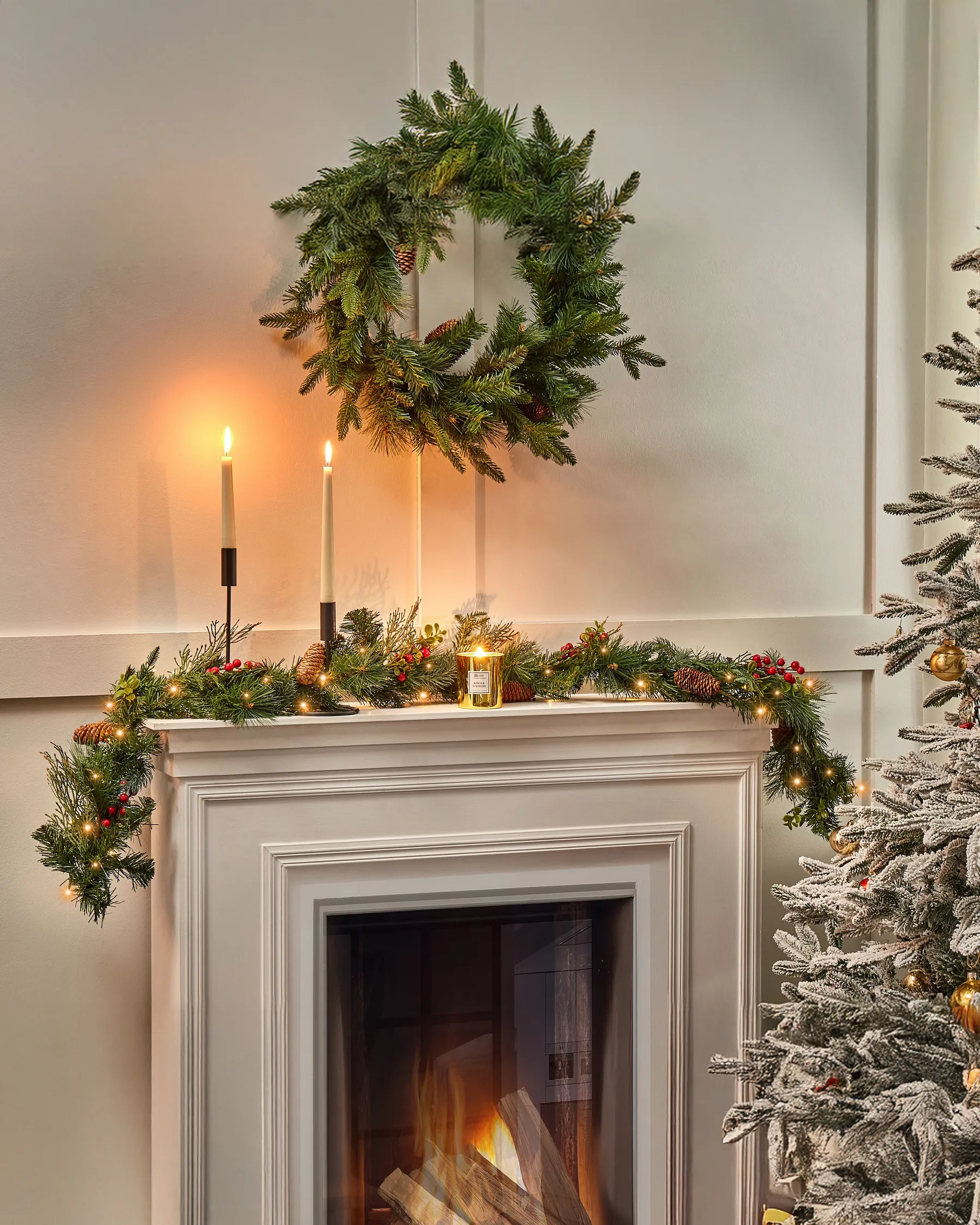 Weihnachtsgirlande LED ELBRUS 180 cm Grün_881163