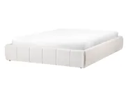 Ottoman Bed without Headboard GENAS Boucle Off-White 140 x 200 cm (EU Double)_1070368