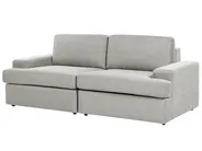 Sofa Set 4-Sitzer ALLA Stoff Hellgrau_893880