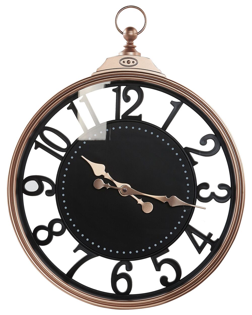 Wall Clock ALLOZA 44 cm Black
