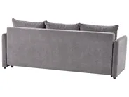 Sofa Bed 3 Seater HOLSEN with Storage Chenille Taupe_947118