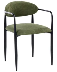 Esszimmerstuhl 2er Set TANEVIK Stoff Grün_1059346