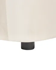 Sessel LEIREN Samtstoff Cremeweiß_920684