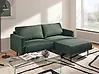 Corner Sofa BREDA Fabric Green Left Hand