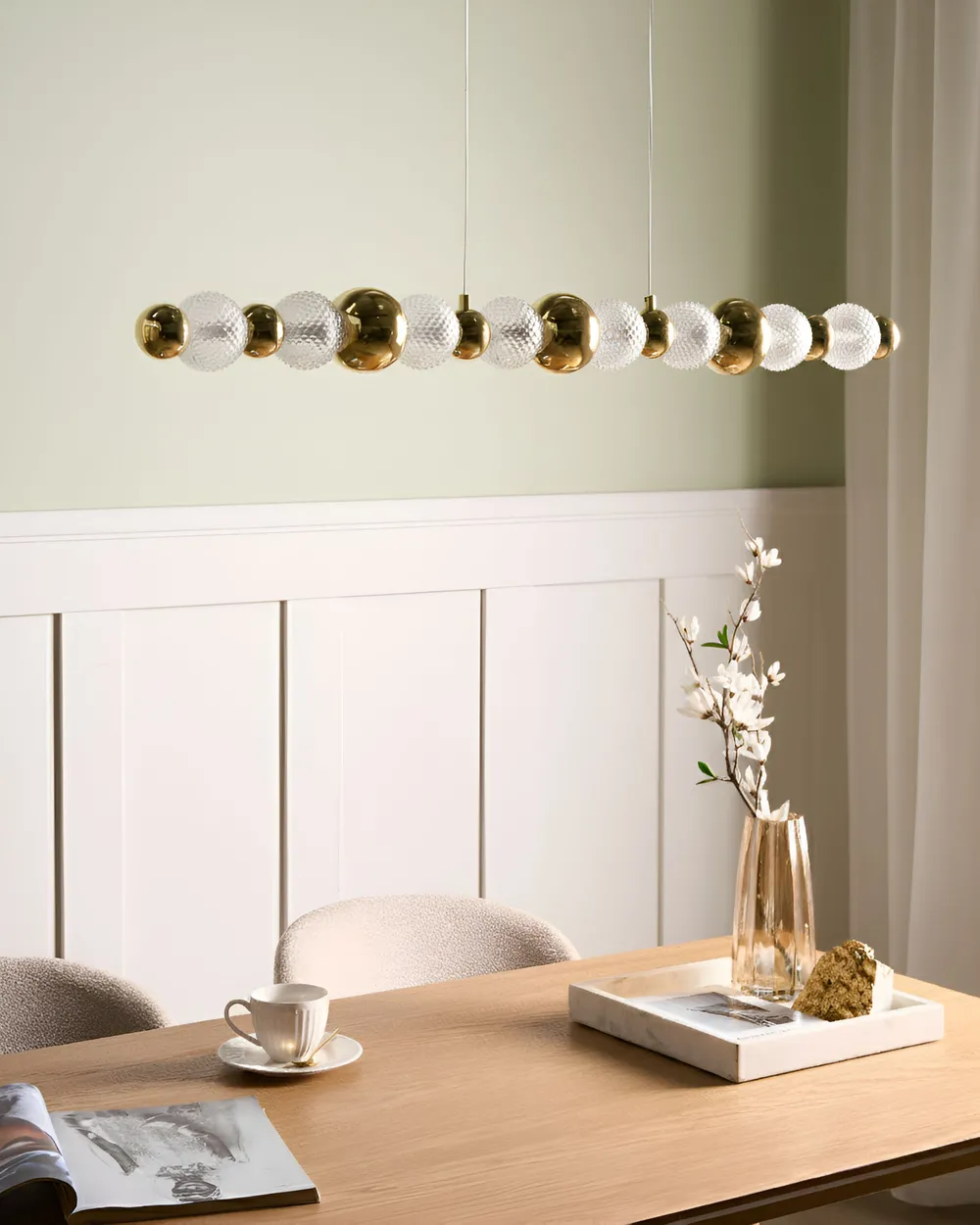 LED Hängeleuchte SORA Glas Gold_1034016