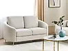 Sofa 2-Sitzer TROSA Stoff Hellbeige