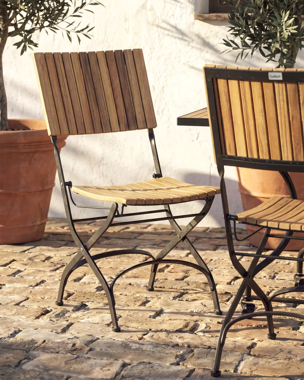 Gartenmöbel Set 6-Sitzer LASCARI klappbar Akazienholz Hellbraun_1083430
