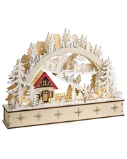 Weihnachtsdekoration LED GOKSJO 33 cm Hellbraun_1016889