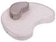 Pouf NILI Samtstoff Hellbeige_950355