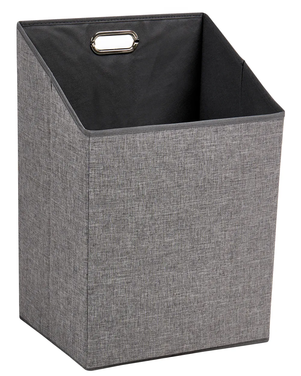 Tilt-Out Laundry Cabinet SAJAMA 40 cm with Shelves Bamboo Light Brown/ Grey_1136315