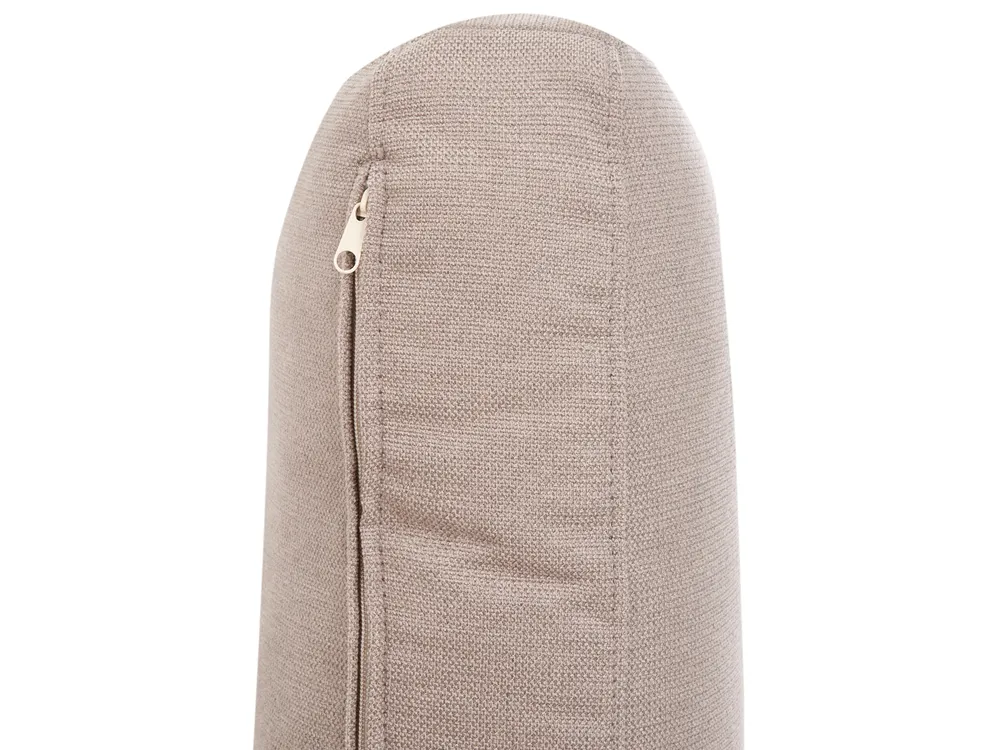 Ecksofa 4-Sitzer KOHLO Stoff Taupe linksseitig_945144