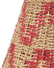 Weihnachtsbaumkragen GLACE 60 cm Seegras Rot_1011309