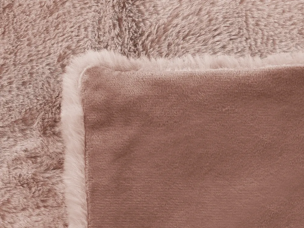 Kuscheldecke CHAAB 150 x 200 cm Rosa_789973