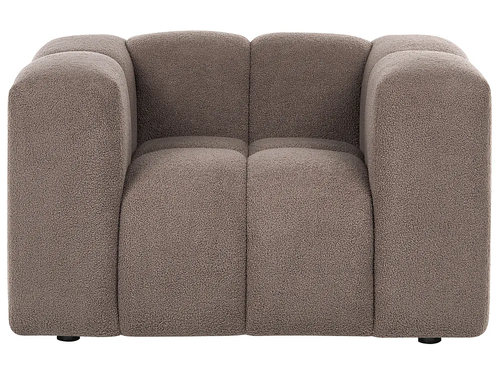 Bankenset 5-zits ANTOLA Bouclé Taupe_1161703