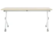 Zusammenklappbarer Schreibtisch BENDI 160 cm 60 cm mit Rädern Hellbraun_922333