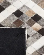 Rug AKDERE Brown 160 x 230 cm Leather_751593