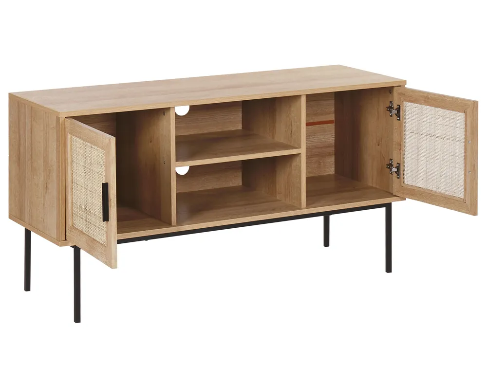 TV-Möbel PASCO Rattan Hellbraun_804076