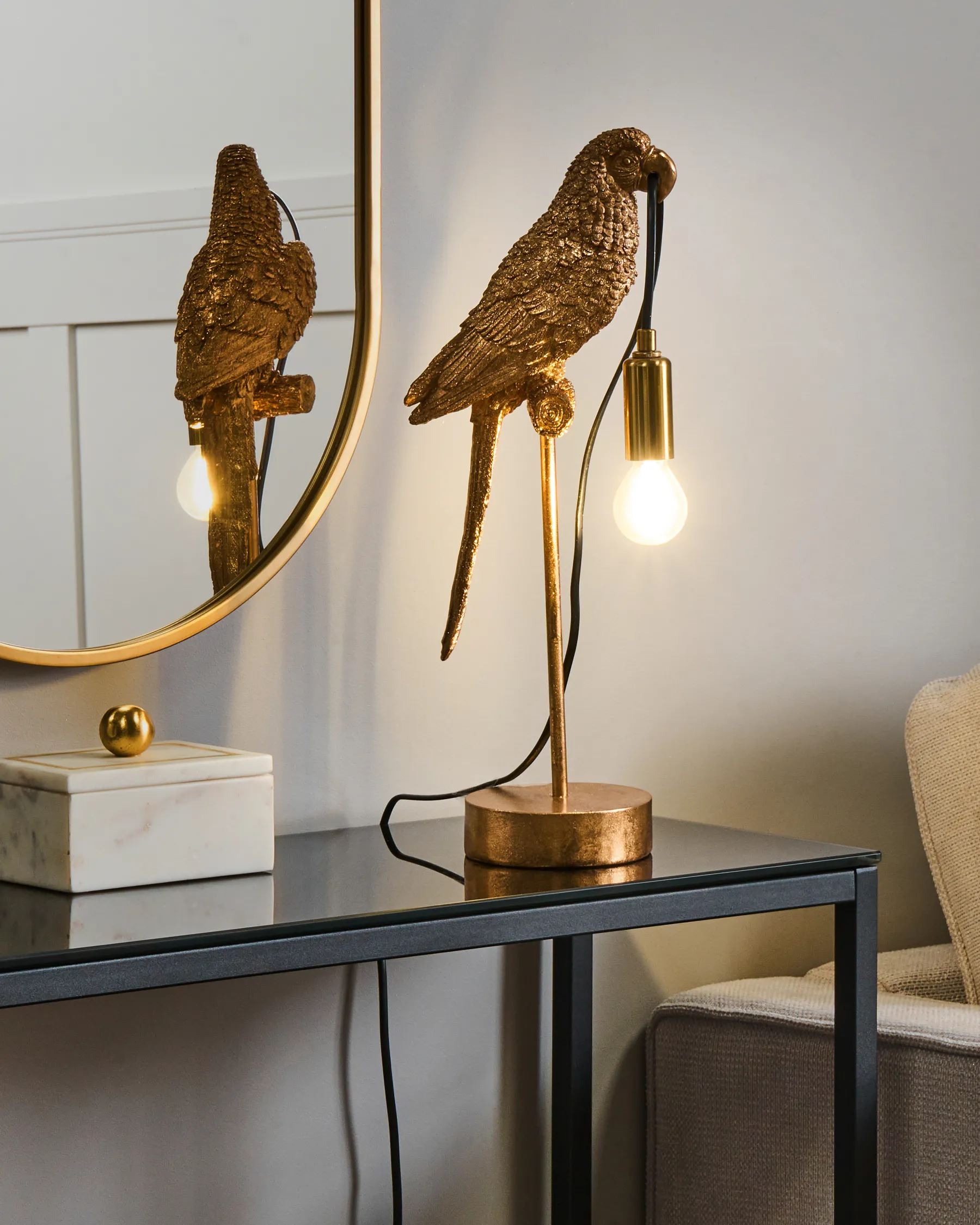 Table Lamp Parrot SINATRA Gold_1003639