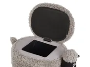 Tierhocker mit Stauraum SHEEP Schaf Stoff Grau_783611
