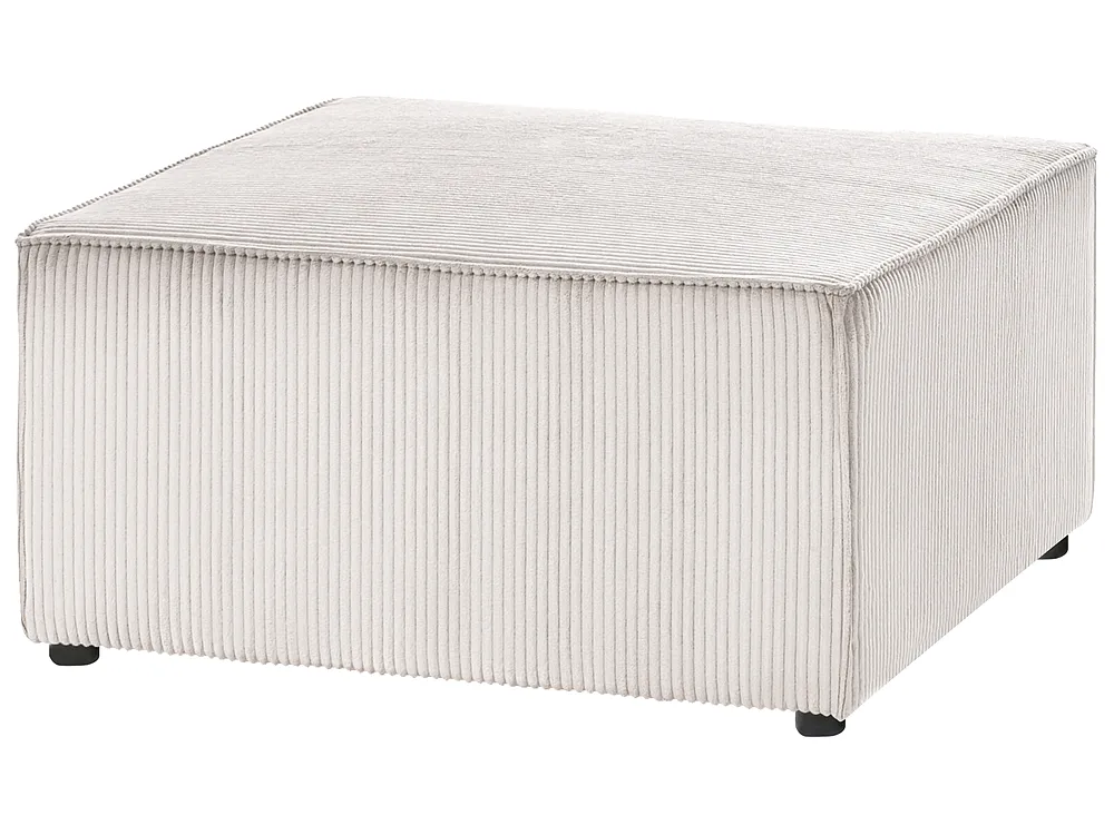 Ottoman LEMVIG Corduroy Beige_1158660