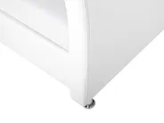 Bed Faux Leather METZ 140 x 200 cm (EU Double) White_720133