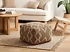 Pouf GOPI Jute Hellbraun