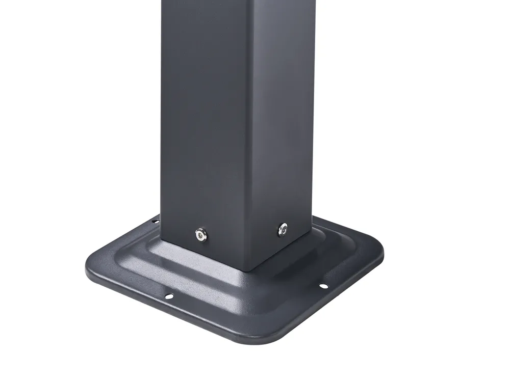Pavillon FORNOLI 296 cm 296 cm Metall Schwarz_932958