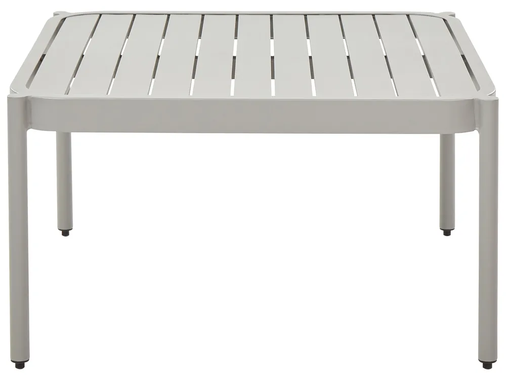 Lounge Set mit Tisch 2-Sitzer TERRACINA Metall Hellgrau_863619