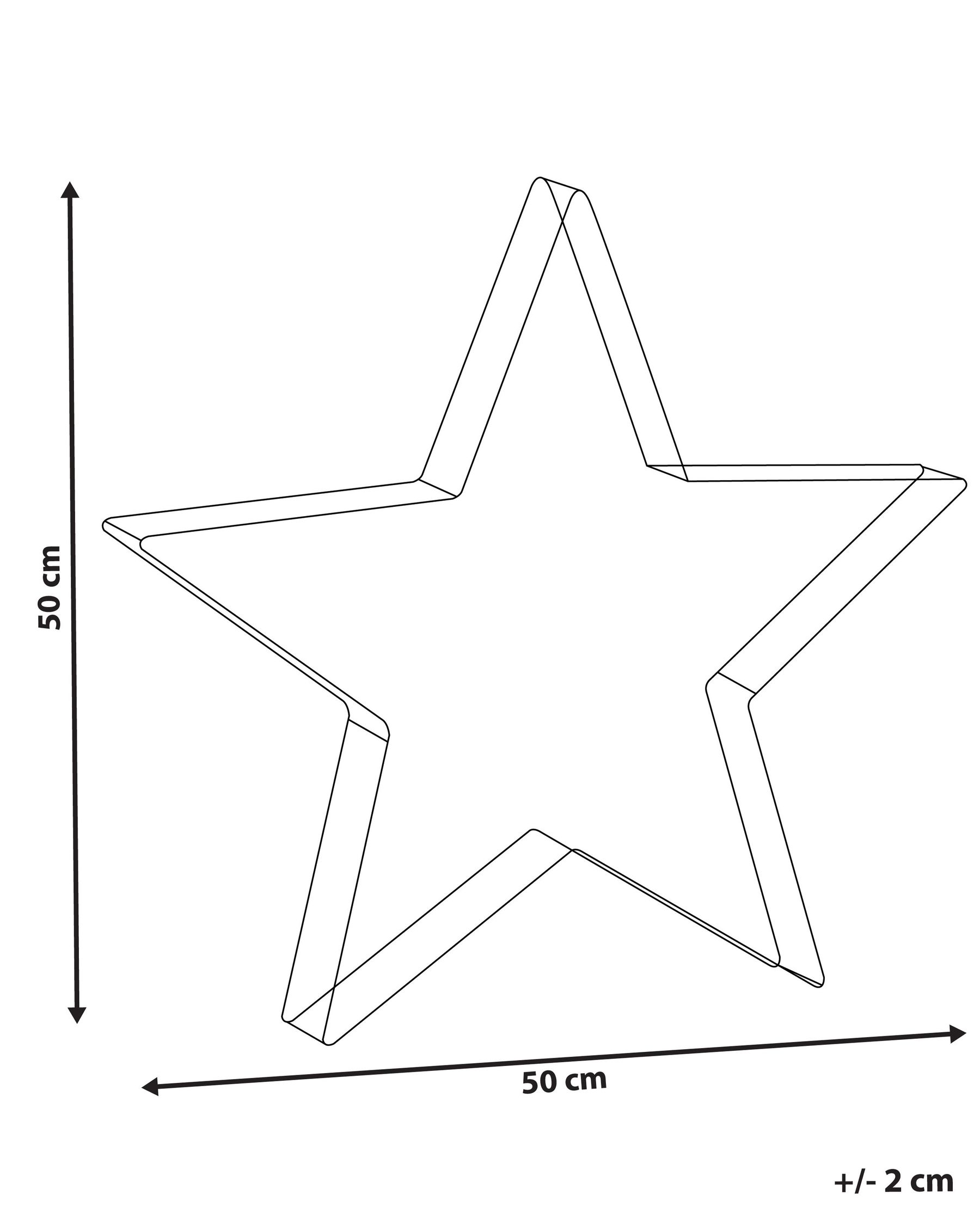 Outdoor Decoration LED MADUM 50 cm Star Silver_1015621