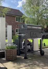 Holzkohlegrill PAVLOF Metall Schwarz_957841