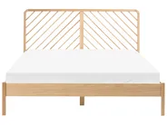 Bett mit Lattenrost Kiefernholz SEPHOS 180 x 200 cm Hellbraun_1079481