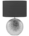 Tischlampe NASVA Keramik Silber