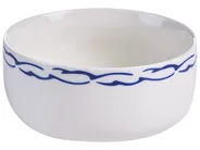 Tafelservice 24-teilig AMCHUR Porzellan Weiß / Blau_1063958