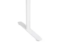 Schreibtisch manuell höhenverstellbar DESTINAS 160 cm 72 cm Braun / Weiß_899111