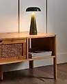 Kabellose LED Tischlampe BOCONO mit Dimmer Metall Grün