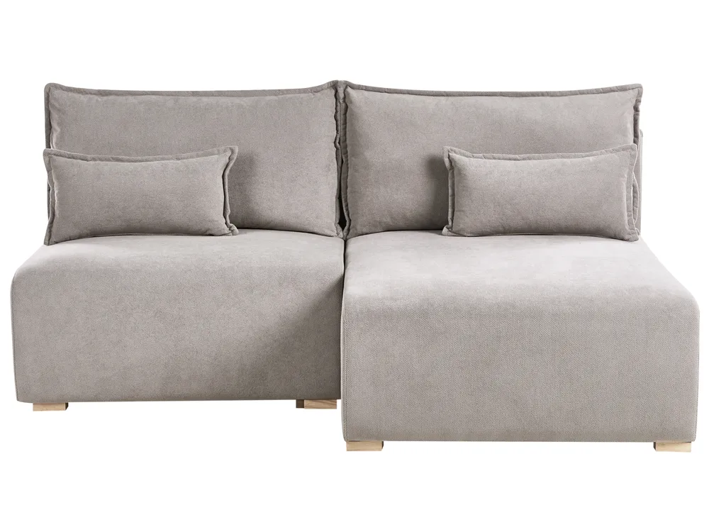 Modul Ecksofa NERBO Stoff Grau linksseitig