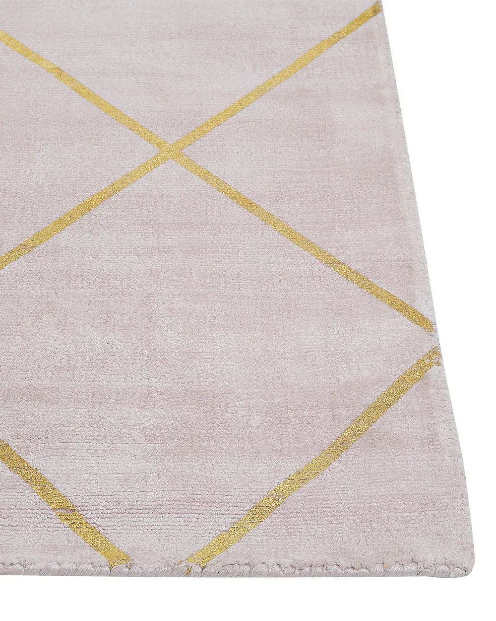 Rug ATIKE Pink 80 x 150 cm Viscose_806528