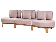 Tuinbank met tafel 5-zits ARZELLO Acaciahout Lichtbruin_1160352
