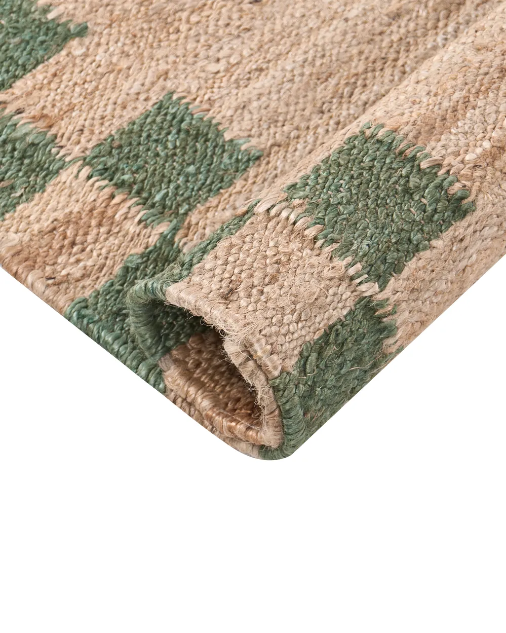 Rug BEED Beige/ Green 160 x 230 cm Jute_1040240