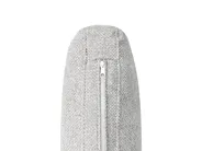 Sofa 4-Sitzer YURI Kunstleinen Grau_1087703
